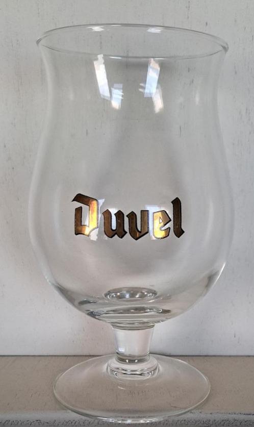 Duvel Glas bokaal op voet, Verzamelen, Biermerken, Gebruikt, Glas of Glazen, Duvel, Ophalen of Verzenden