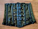 Burleska - Maat 26 - M/L - Corset - Gothic - Goth - Military, Ophalen of Verzenden, Gebruikt, Bovenkleding