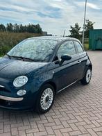Fiat 500 0.9 85pk Twinair Turbo 2013 Blauw, Auto's, Fiat, Voorwielaandrijving, Stof, Zwart, 905 kg