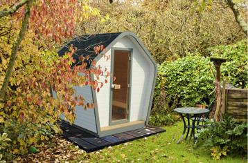 Diverse buitensauna's DIRECT LEVERBAAR / SHOWMODEL beschikbaar voor biedingen