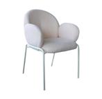 A&B DESIGN Teddy chair Off white set van 2 Magazijn verkoop, Nieuw, Twee, Stof, Ophalen of Verzenden