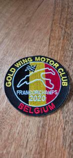 Gold Wing Motor Club België Patch Francorchamps 2020, Motoren, Ophalen of Verzenden