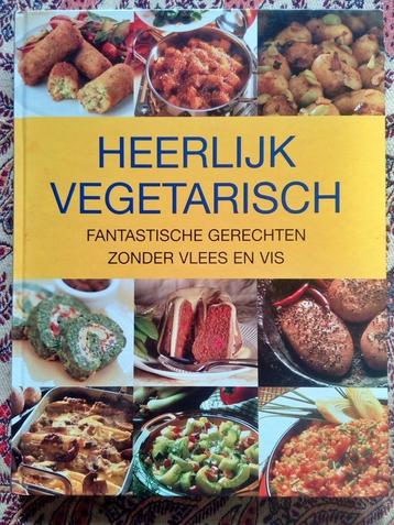 Groot dik kookboek: Heerlijk vegetarisch.