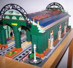 Lego Trein Station MOC + 2 treinen Verzameling, Kinderen en Baby's, Speelgoed | Duplo en Lego, Lego, Zo goed als nieuw, Ophalen