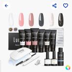 Set voor polygel nagels, Sieraden, Tassen en Uiterlijk, Uiterlijk | Cosmetica en Make-up, Ophalen of Verzenden, Zo goed als nieuw
