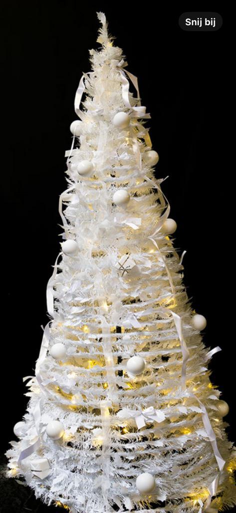 Pop up kerstboom met ballen, strikken, verlichting, Diversen, Kerst, Zo goed als nieuw, Ophalen