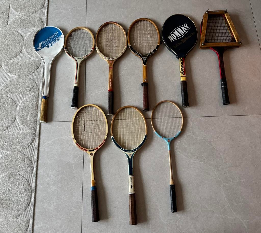 Vintage tennisrackets, Ophalen, Gebruikt
