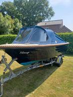 oudhuijzer 500 compleet met trailer en 15 pk yamaha  motor, Watersport en Boten, Sloepen, Ophalen, 10 tot 30 pk, Zo goed als nieuw