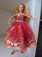 barbie dans jurk rood met kant nieuw, Ophalen of Verzenden, Nieuw, Barbie