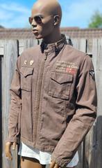 Pall Mall / PME stoer vintage deels katoenen  jas / jack (XL