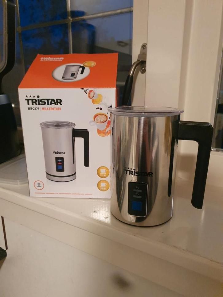 Tristar MK-2276 Melkopschuimer - Nieuw in doos, Witgoed en Apparatuur, Melkopschuimers, Nieuw, Elektrische melkopschuimer, Ophalen of Verzenden