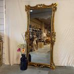 Barok Spiegel -houten lijst - Goud- 200 x 100 cm -TTM Wonen, Huis en Inrichting, Woonaccessoires | Spiegels, TTM Wonen, Meubels – (Perzische) Tapijten en Woonaccessoires