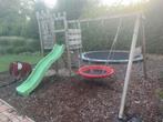 Speeltoestel met Schommel, Glijbaan & Klimtoren, Ophalen, Gebruikt, Glijbaan