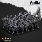 Knights of Gallia on Foot 20x - Highlands Miniatures, Nieuw, Figuurtje(s), Verzenden