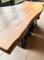 Eettafel, salontafel en dressoir. Dik houten tafelblad!, Huis en Inrichting, Tafels | Eettafels, Ophalen, Gebruikt, Rechthoekig