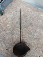 Antieke Smeltkroes Gietlepel Kopergieterij  smeedijzer zwaar, Antiek en Kunst, Ophalen of Verzenden