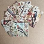 10 velletjes vintage look papier, 10x14 cm, vogels, Hobby en Vrije tijd, Scrapbooking, Ophalen of Verzenden