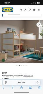IKEA KURA Keerbaar Bed 90x200, Kinderen en Baby's, Ophalen, Zo goed als nieuw, 180 cm of meer, 85 tot 100 cm