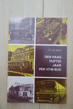 Boek Den Haag vijftig jaar per HTM-bus van R.F. de Bock, Ophalen of Verzenden, Zo goed als nieuw, R.F. De Bock