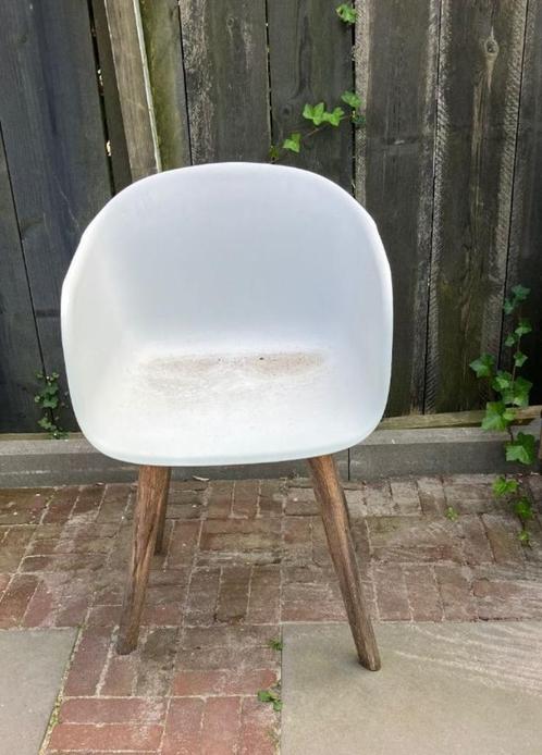 Gratis: 6 kuipstoeltjes voor binnen of buiten, Tuin en Terras, Tuinstoelen, Gebruikt, Kunststof, Ophalen