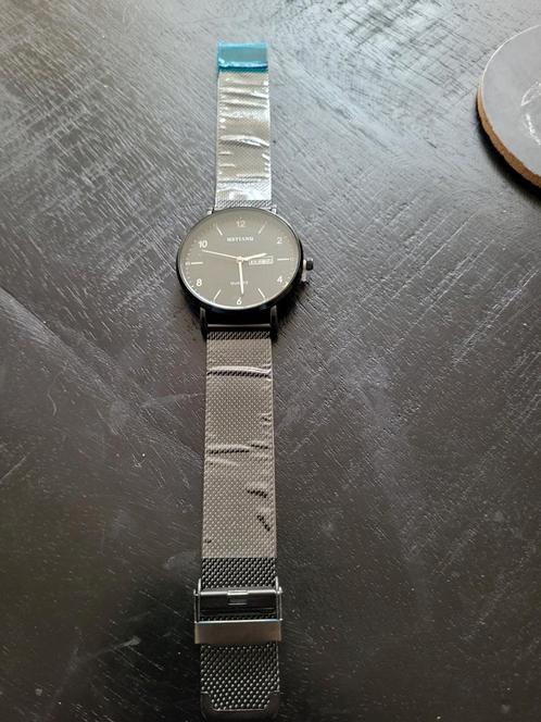 Heren horloge, Sieraden, Tassen en Uiterlijk, Horloges | Heren, Nieuw, Polshorloge, Overige merken, Staal, Kunststof, Ophalen of Verzenden