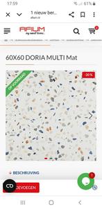 Tegel Doria Multi mat 60x60cm, Ophalen, 60 cm of meer, Nieuw, Minder dan 5 m²