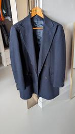 Double breasted overcoat navy blue Society Shop maat 48, Kleding | Heren, Kostuums en Colberts, Ophalen of Verzenden, Gedragen