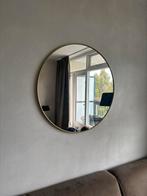 Gouden Ronde Spiegel - Zo Goed Als Nieuw, Huis en Inrichting, Ophalen, Minder dan 50 cm, Rond, Zo goed als nieuw