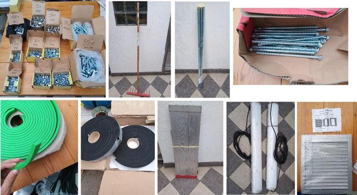 Professioneel bouw materiaal/materieel – (Bouten, EPDM…), Doe-het-zelf en Verbouw, Gereedschap | Handgereedschap, Nieuw, Ophalen of Verzenden