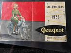 Peugeot Bromfietsen folder 1959, Verzenden, Nieuw