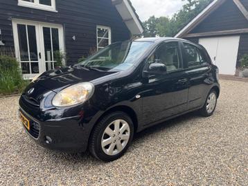 Nissan Micra 1.2 Acenta 59KW 5DR 2012 Zwart beschikbaar voor biedingen
