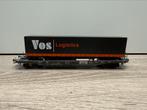 Marklin hupac Vos logistics trailer wagen., Hobby en Vrije tijd, Modeltreinen | H0, Wisselstroom, Wagon, Ophalen of Verzenden