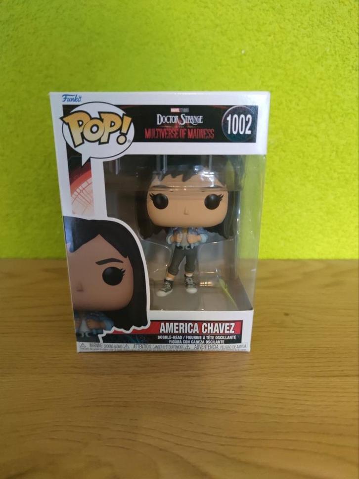 Funko pop! America Chavez #1002, Verzamelen, Poppetjes en Figuurtjes, Zo goed als nieuw, Ophalen of Verzenden