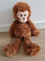 Knuffel Hema aap magneten aapje 45 cm bruin fluffy K8399, Ophalen of Verzenden, Zo goed als nieuw, Overige typen