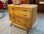 vintage ladekast eikenhout mooie staat 87 breed, Ophalen, Gebruikt, -, -