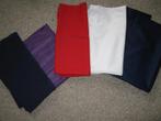 Stoffen, paars, blauw, wit, Blauw, 120 cm of meer, Ophalen of Verzenden, Katoen