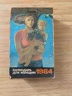 Vintage USSR scheurkalender 1984 kalender voor vrouwen, Diversen, Ophalen of Verzenden, Zo goed als nieuw