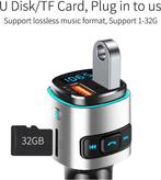 Bluetooth Handsfree Auto Oplader met FM Transmitter, Ophalen of Verzenden, Zo goed als nieuw