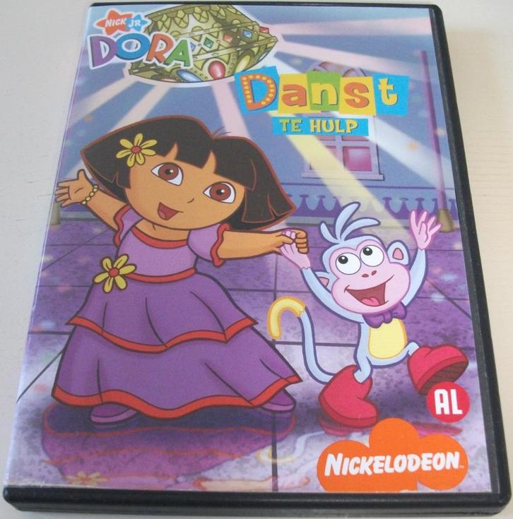 Dvd *** DORA *** Danst te Hulp, Cd's en Dvd's, Dvd's | Tekenfilms en Animatie, Zo goed als nieuw, Overige soorten, Tekenfilm, Alle leeftijden