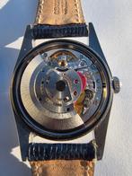 Rolex date just 16200 blue dail, Leer, Polshorloge, Ophalen of Verzenden, Zo goed als nieuw