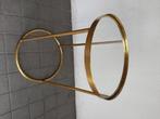 Bijzettafel, Minder dan 55 cm, Metaal of Aluminium, Rond, Zo goed als nieuw