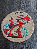 Flight Patch - VF-53 - F4U Corsair fighters - Iron Angels, P, Ophalen of Verzenden, Landmacht, Amerika, Embleem of Badge