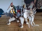 Schleich strijdolifant met opzetstuk en 2 strijders, Verzamelen, Ophalen of Verzenden, Zo goed als nieuw