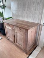 Houten commode lage kast grenen dressoir, Ophalen, Gebruikt, 100 tot 150 cm, Grenenhout