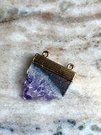Amethist ketting hanger, Sieraden, Tassen en Uiterlijk, Bedels, Ophalen of Verzenden, Zo goed als nieuw, Edelsteen, Overige merken