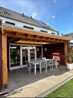 Maatwerk Douglas Overkappingen en Tuinhuis, Tuin en Terras, Tuinhuizen, Ophalen, 200 tot 400 cm, 3 ramen of meer, Blokhut