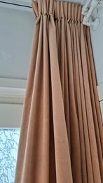 Velours Gordijn - 110x254 cm - Verkleuring, Huis en Inrichting, Gebruikt, 200 cm of meer, Ophalen of Verzenden, Overige kleuren