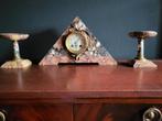 Antieke Marmeren Art Deco Pendule Klok, Antiek en Kunst, Ophalen of Verzenden