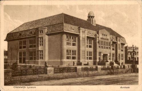 Christelijk Lyceum in Arnhem, Verzamelen, Ansichtkaarten | Nederland, Ongelopen, Gelderland, Voor 1920, Ophalen of Verzenden