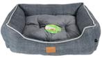 Hondenmand divan linnenlook grijs 60 cm van €39,95 nu €24,95, Www.deboon.nl, Gebr. de Boon, Nieuw, Ophalen of Verzenden